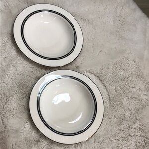 Set of 2 Lenox Kate Spade Union Street Salad Plates